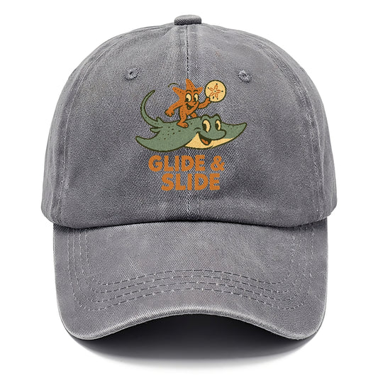 stingray-starfish-sand-dollar-glide-slide Hat