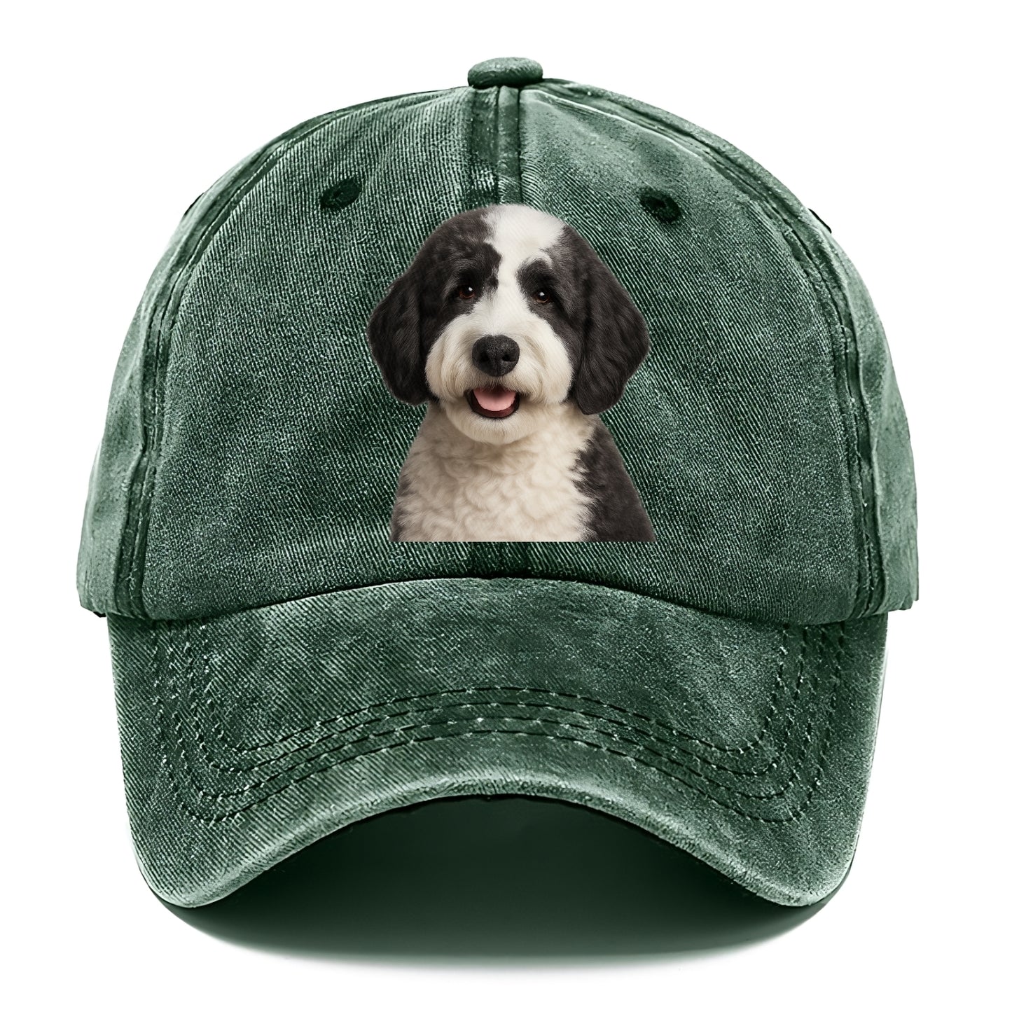 sheepadoodle portrait design Hat
