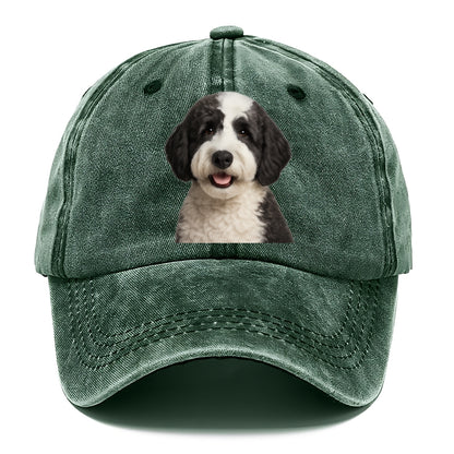 sheepadoodle portrait design Hat