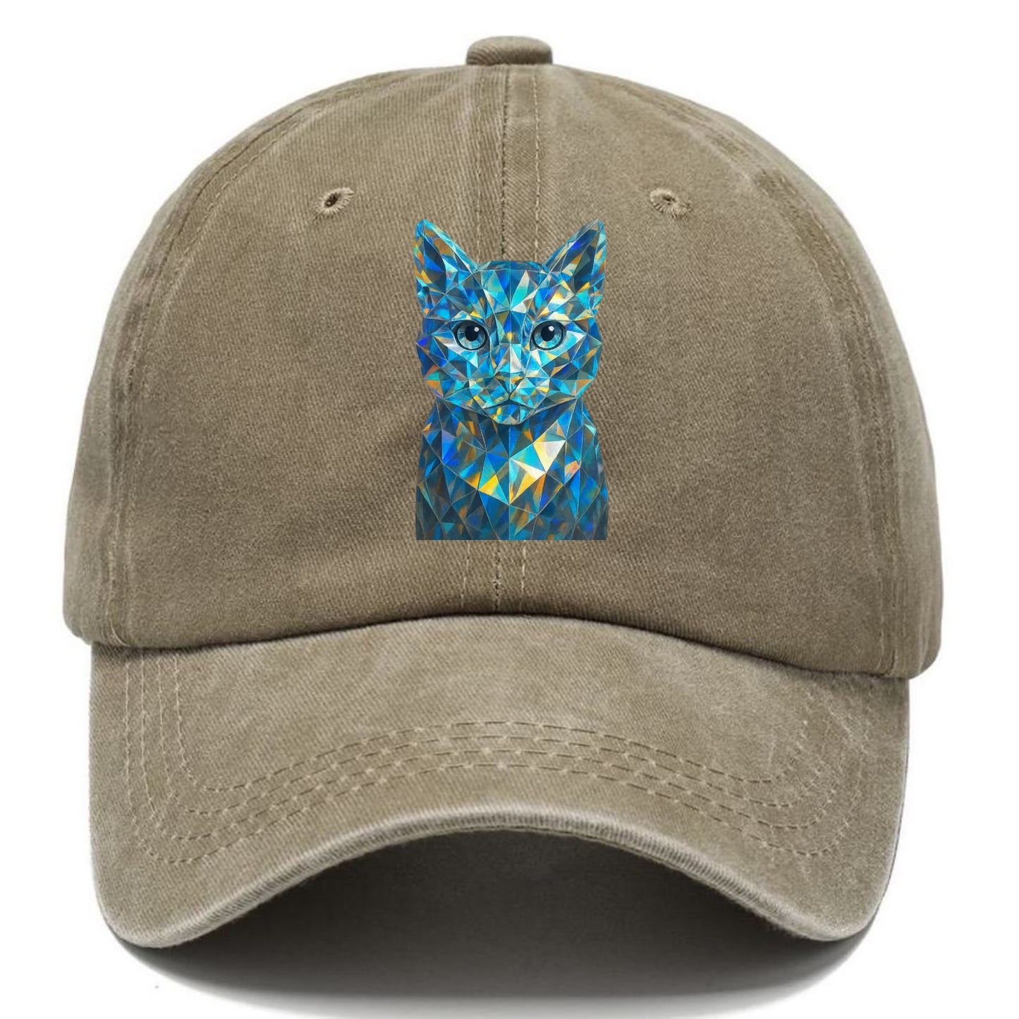 crystal prism portrait design Hat