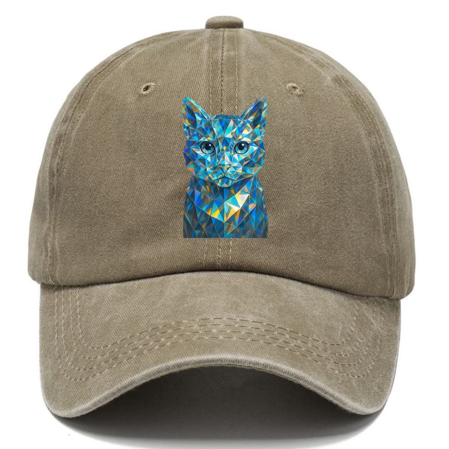 crystal prism portrait design Hat