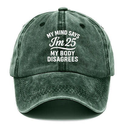 mind versus body age humor Hat
