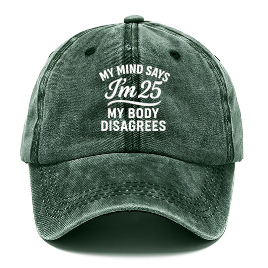 mind versus body age humor Hat