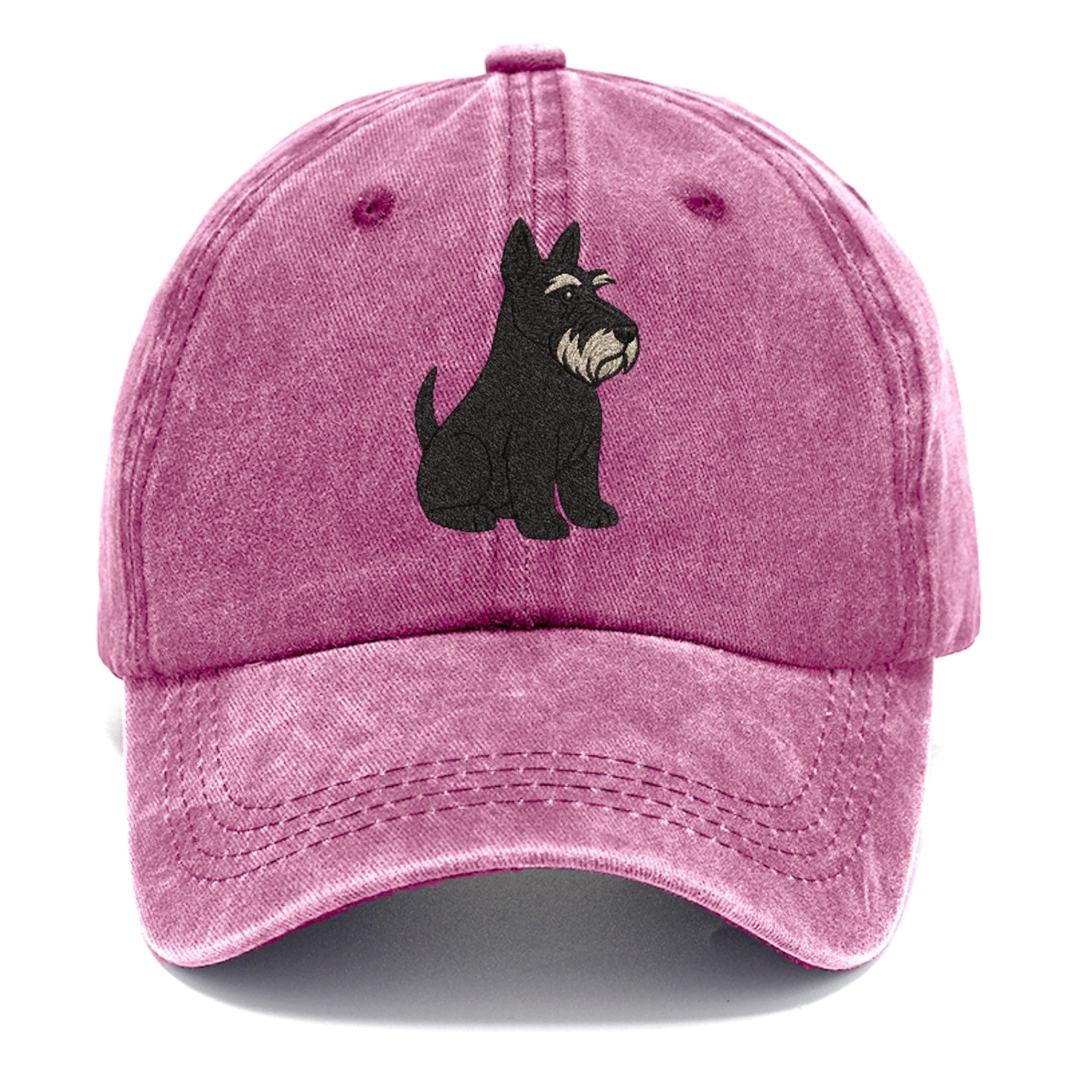 Scottish Terrier Black Sitting Pose Hat
