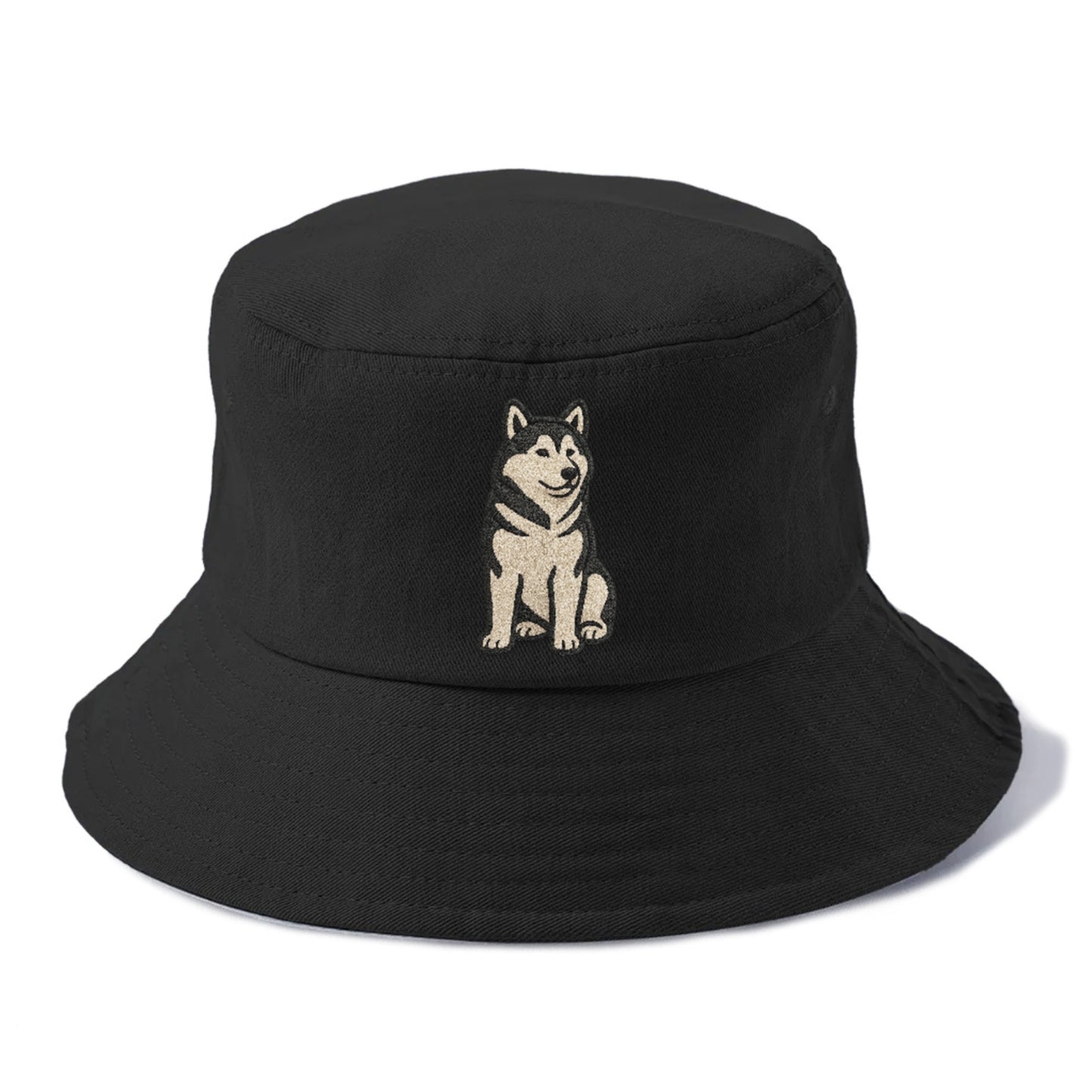 Alaskan Malamute Gray And White Pose Hat