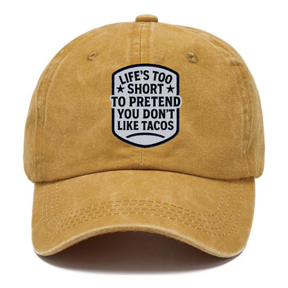 humorous food quote patch Hat