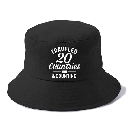 traveled twenty countries and counting Hat