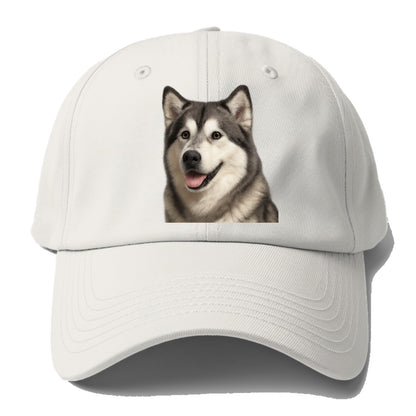 alaskan malamute portrait design Hat