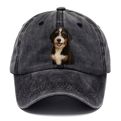 bernedoodle portrait design Hat