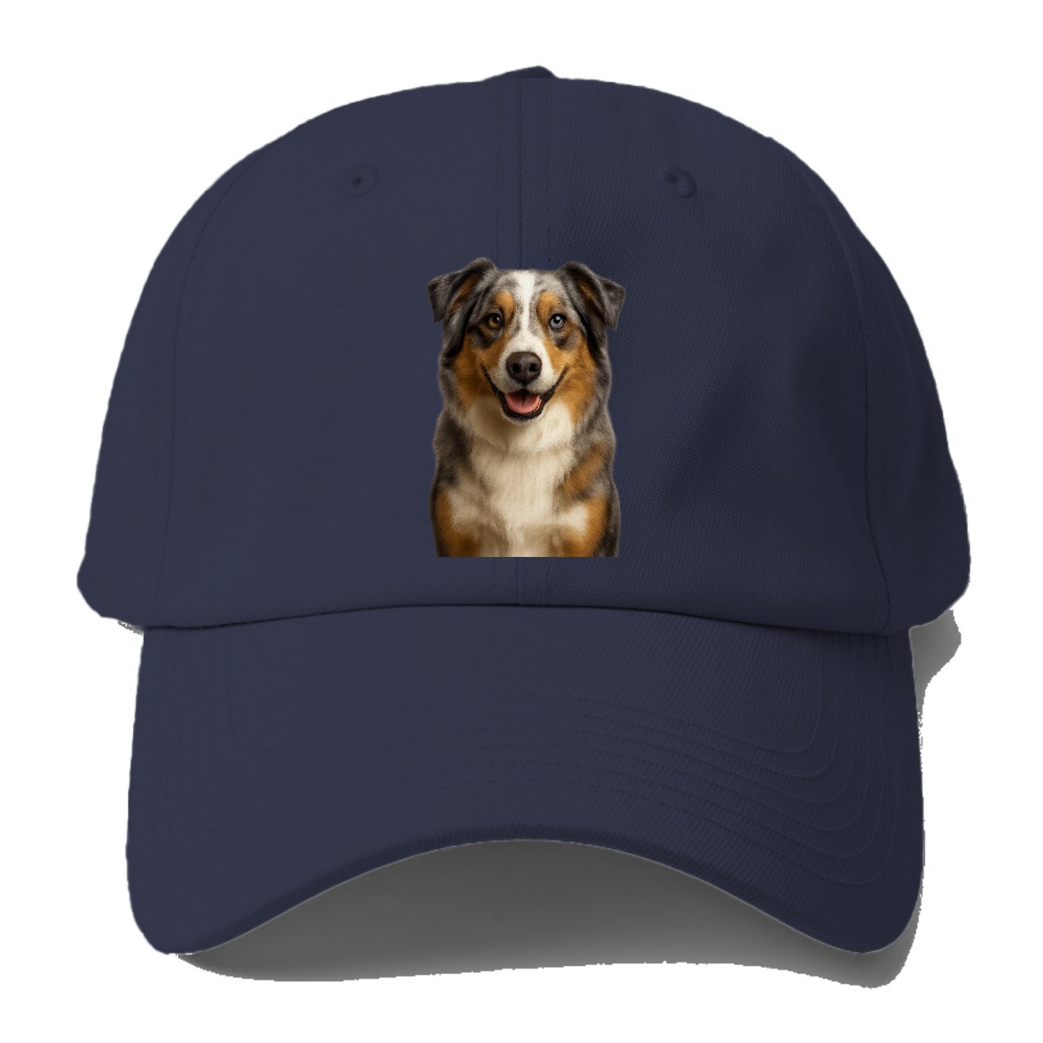 blue merle australian shepherd portrait design Hat