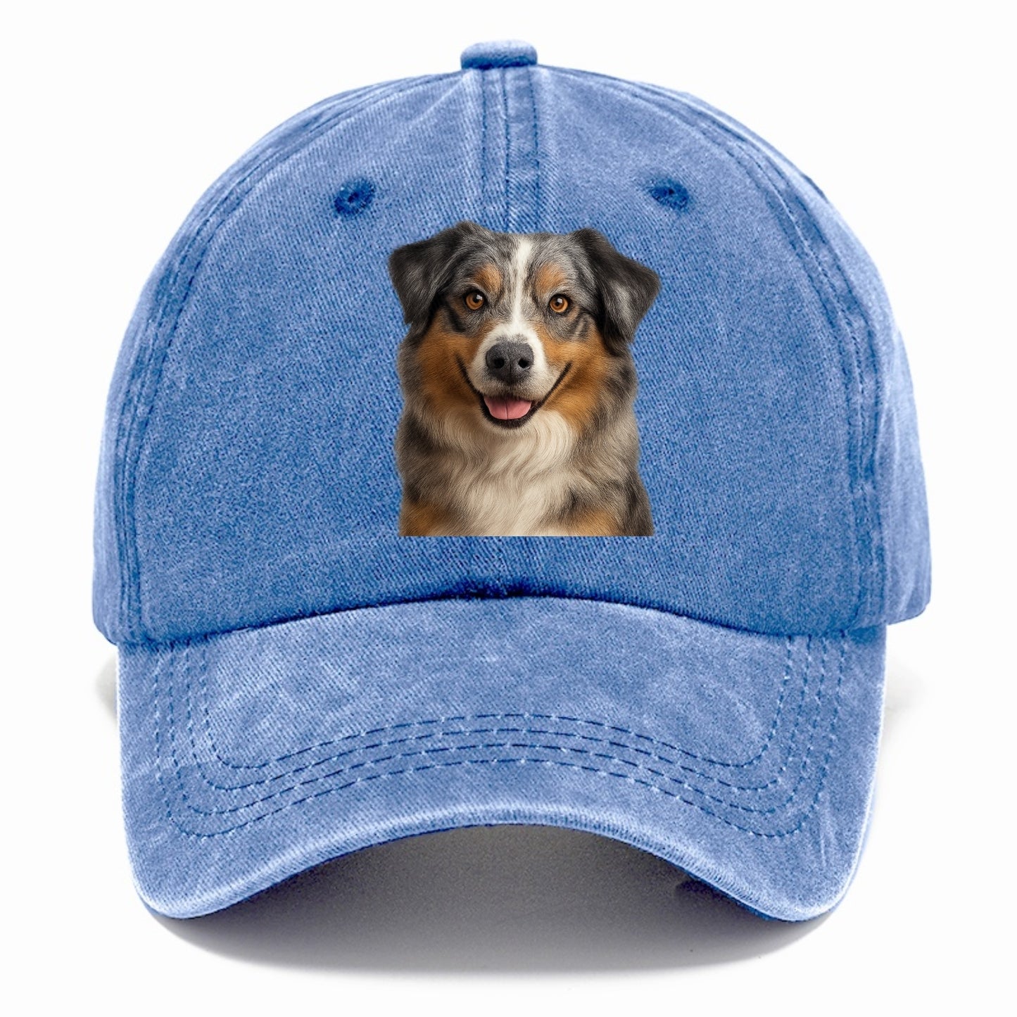australian shepherd portrait design Hat