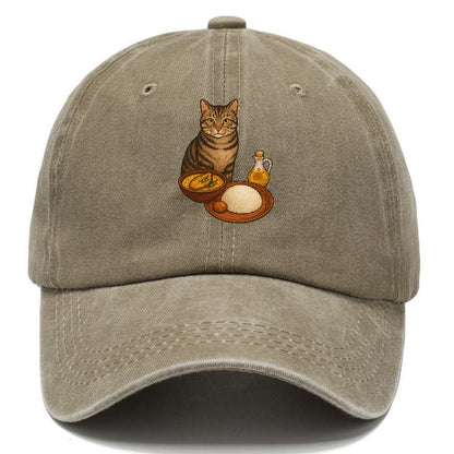 bengali-fish-curry-cat-charm Hat