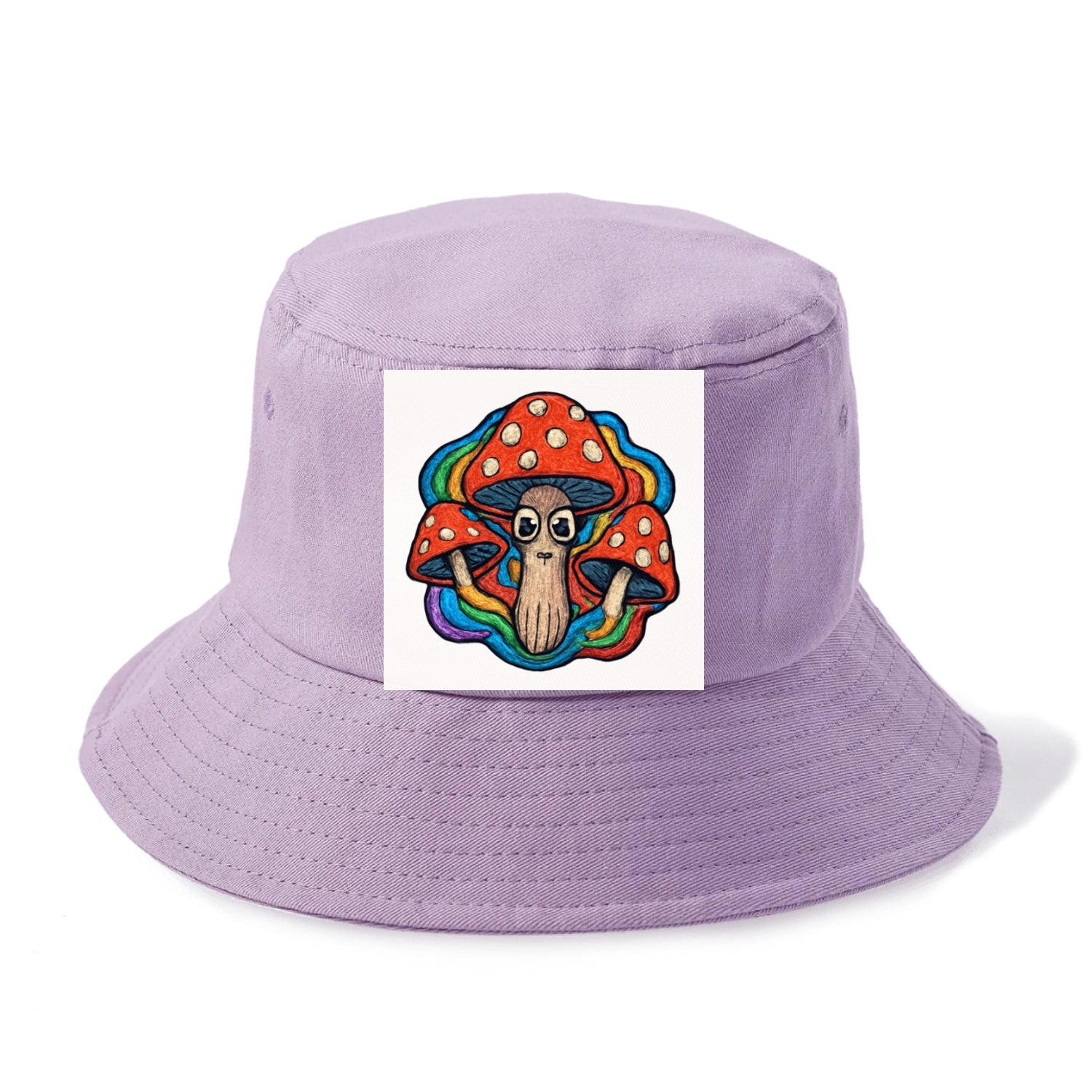 trippy mushrooms with psychedelic aura Hat