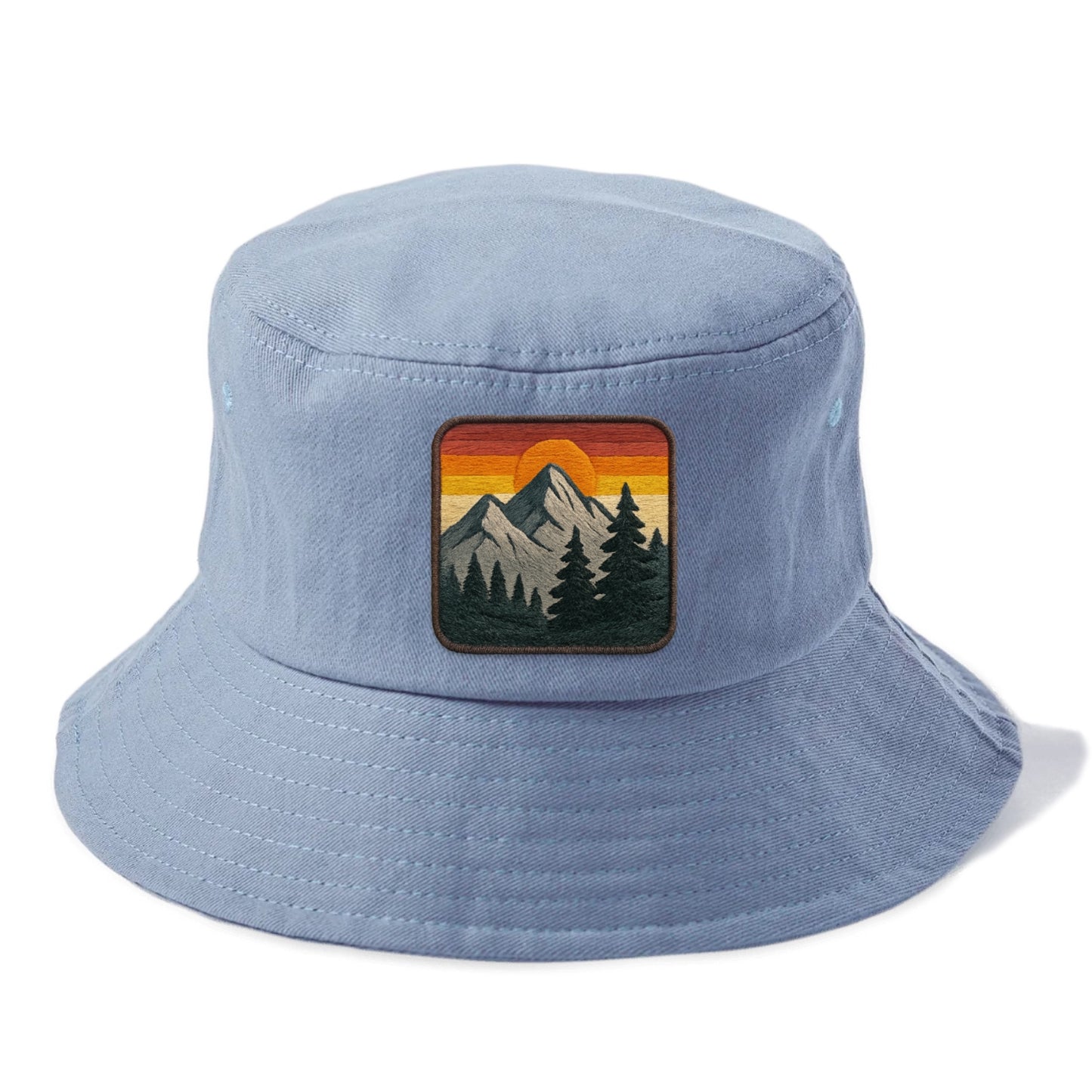 mountain sunset hues Hat