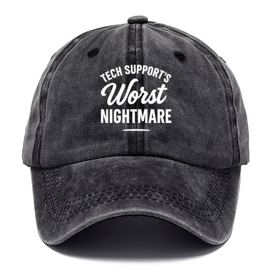tech support nightmare hat design Hat