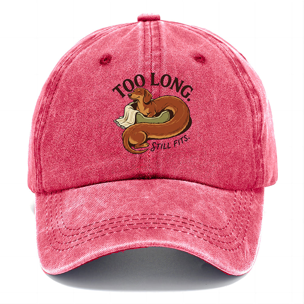 Too Long Dachshund Classic Cap