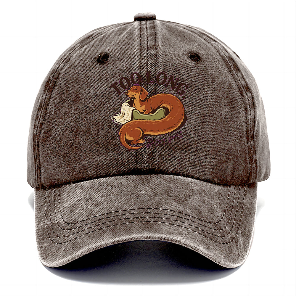 Too Long Dachshund Classic Cap