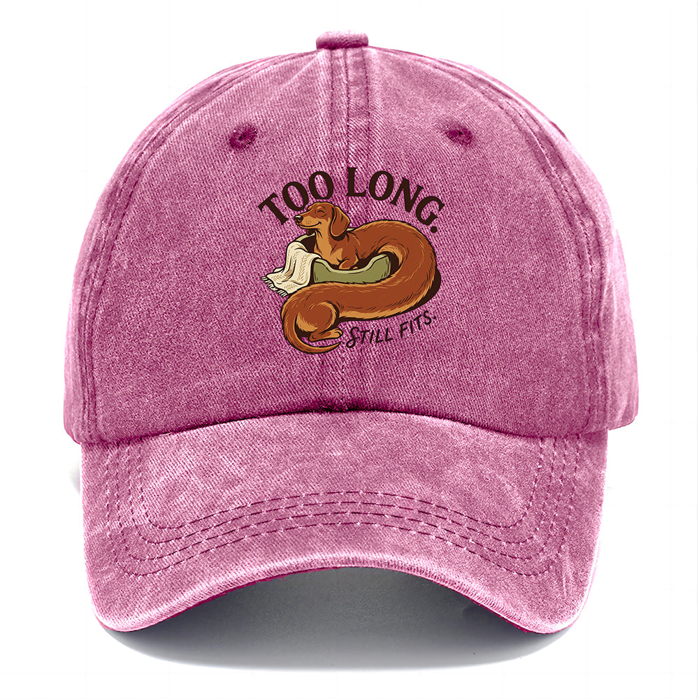 Too Long Dachshund Classic Cap