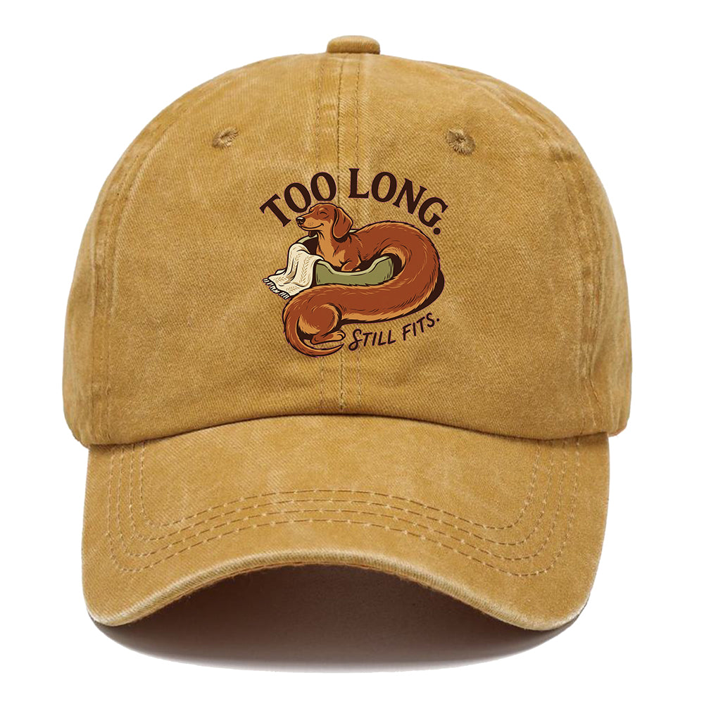 Too Long Dachshund Classic Cap