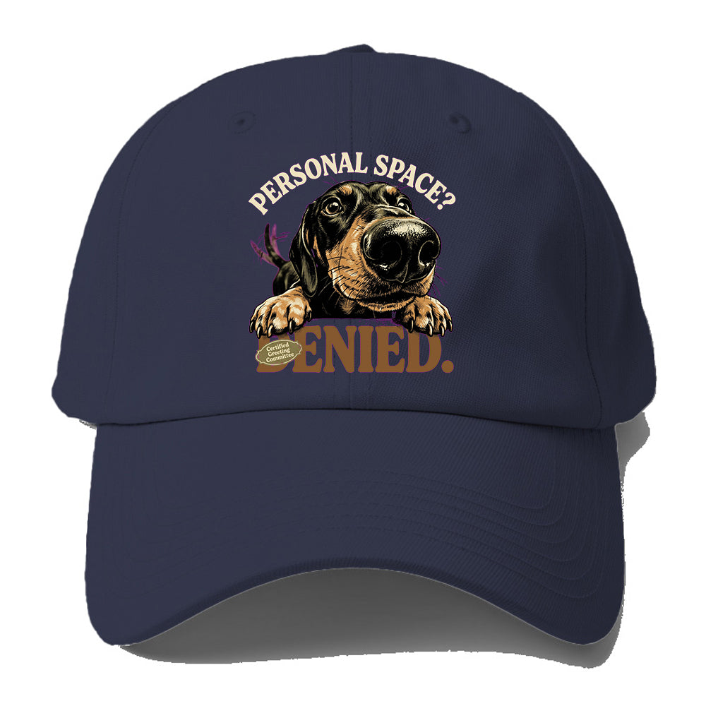 Personal Space Dachshund Baseball Cap