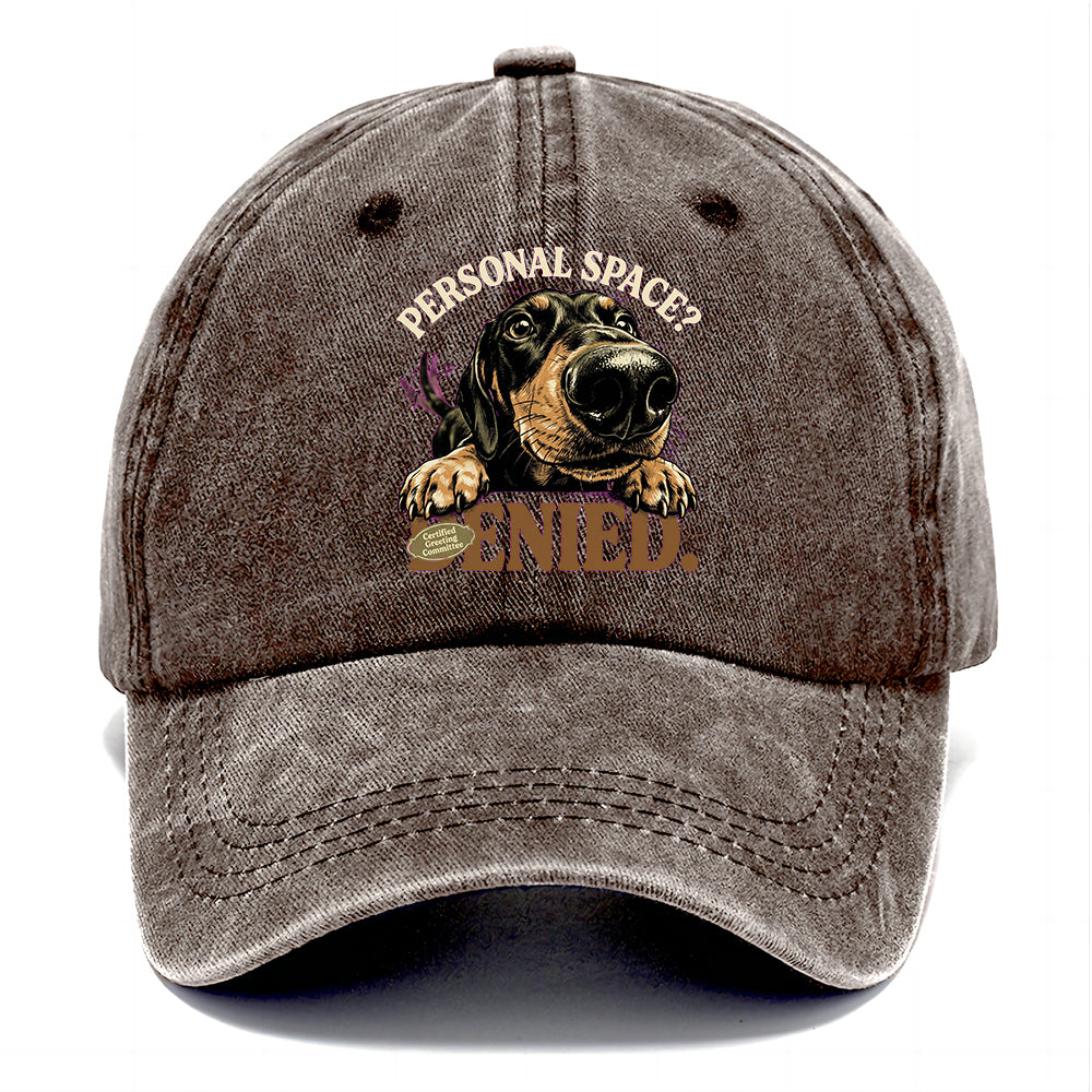 Personal Space Dachshund Classic Cap