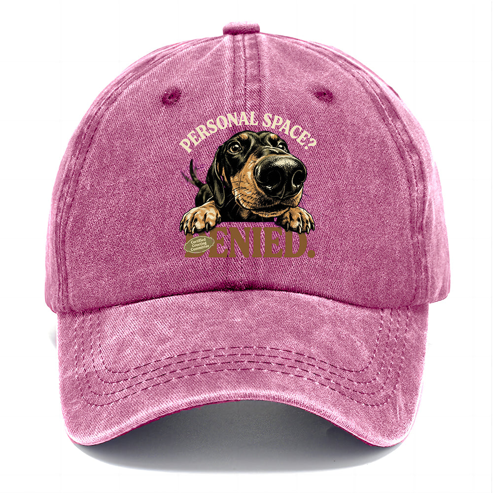 Personal Space Dachshund Classic Cap