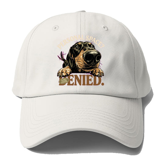 Personal Space Dachshund Baseball Cap
