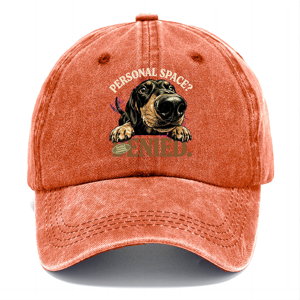 Personal Space Dachshund Classic Cap