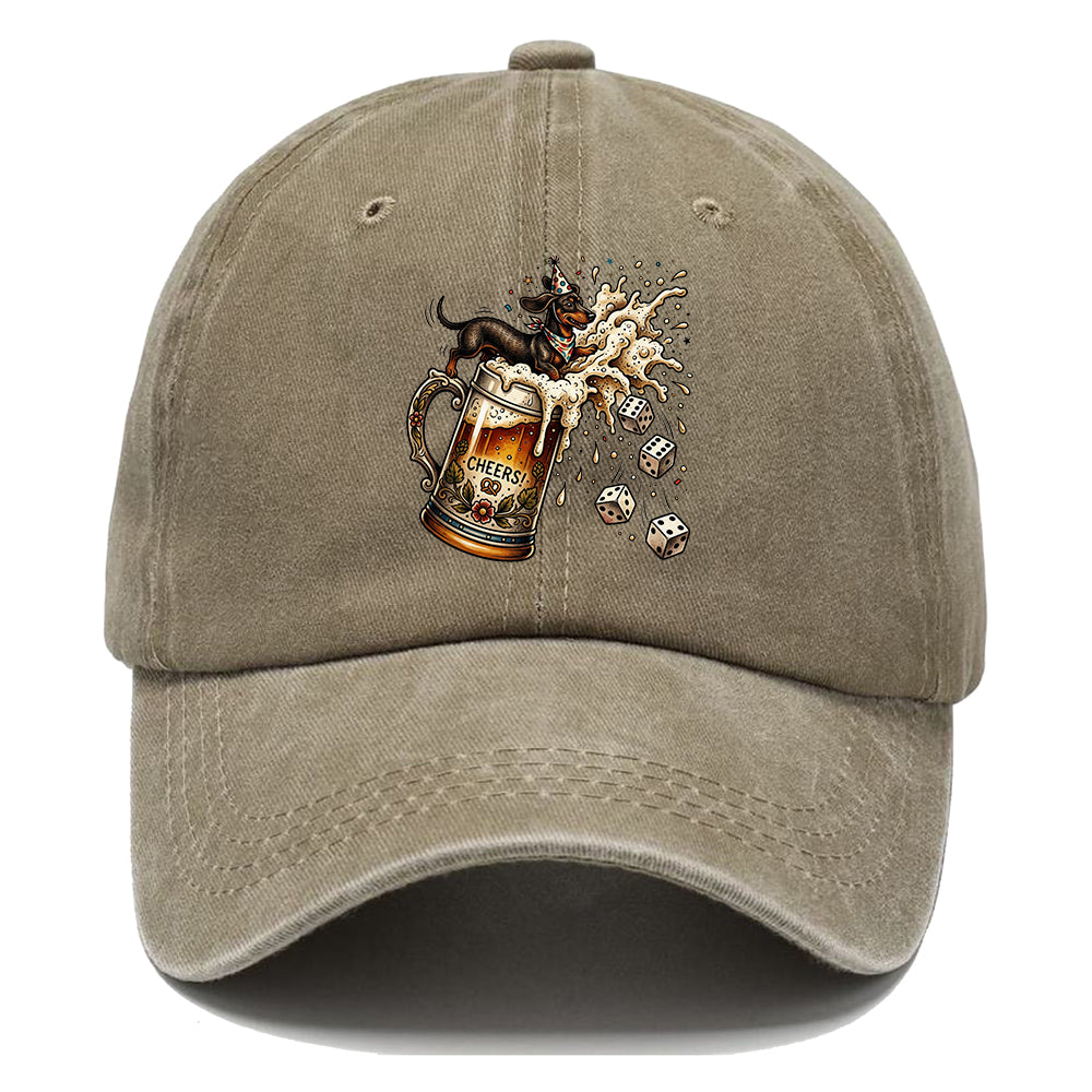 Cheers Beer Dachshund Classic Cap