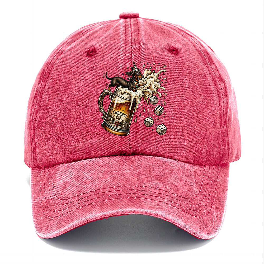 Cheers Beer Dachshund Classic Cap