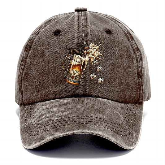 Cheers Beer Dachshund Classic Cap
