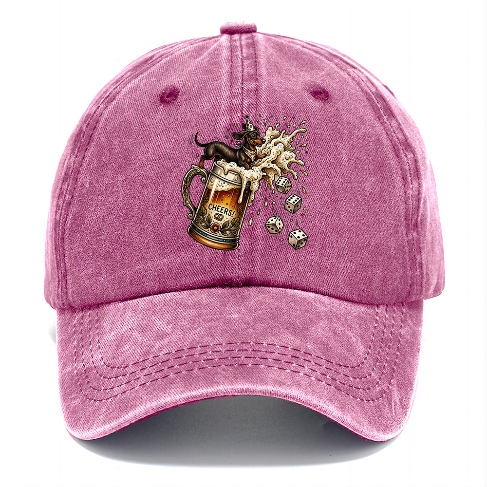 Cheers Beer Dachshund Classic Cap