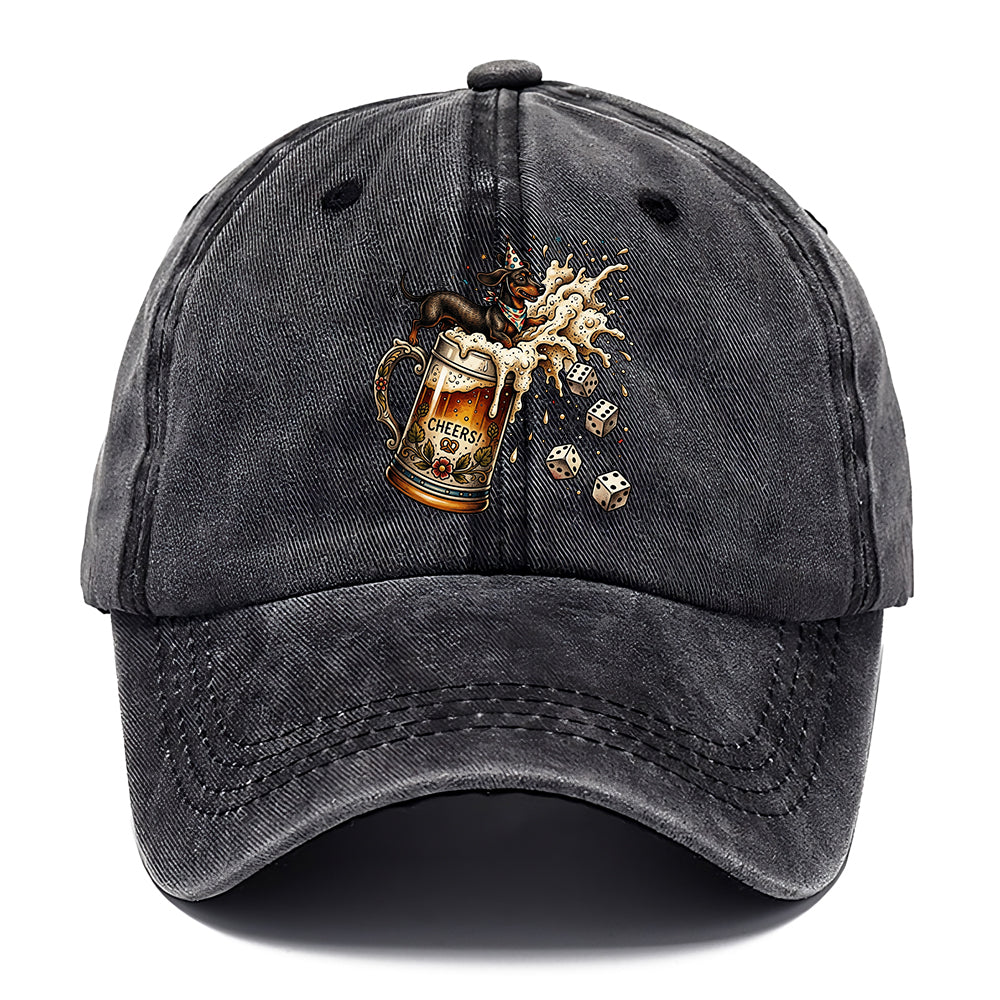 Cheers Beer Dachshund Classic Cap