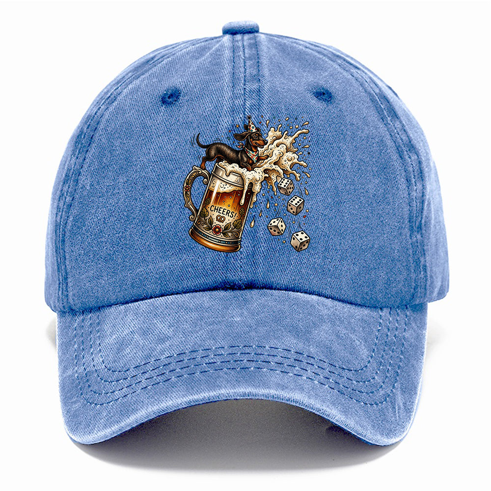Cheers Beer Dachshund Classic Cap