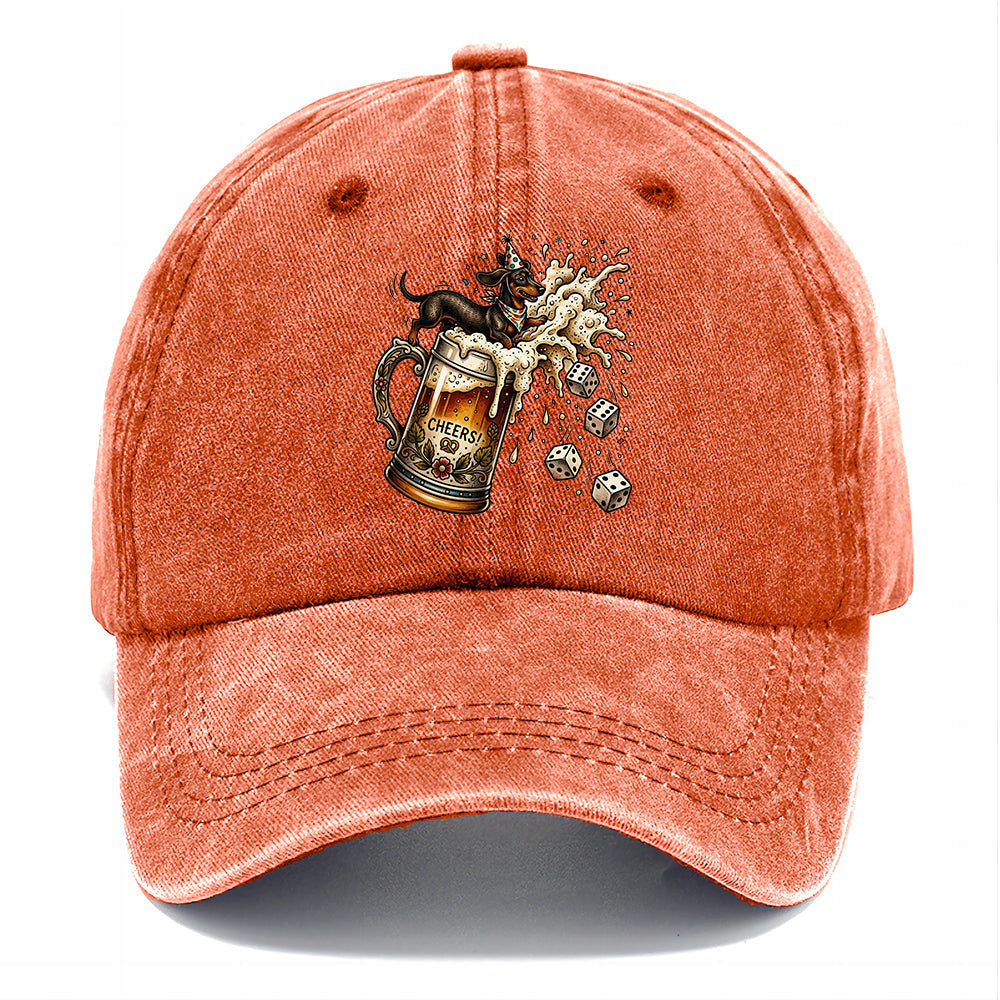 Cheers Beer Dachshund Classic Cap
