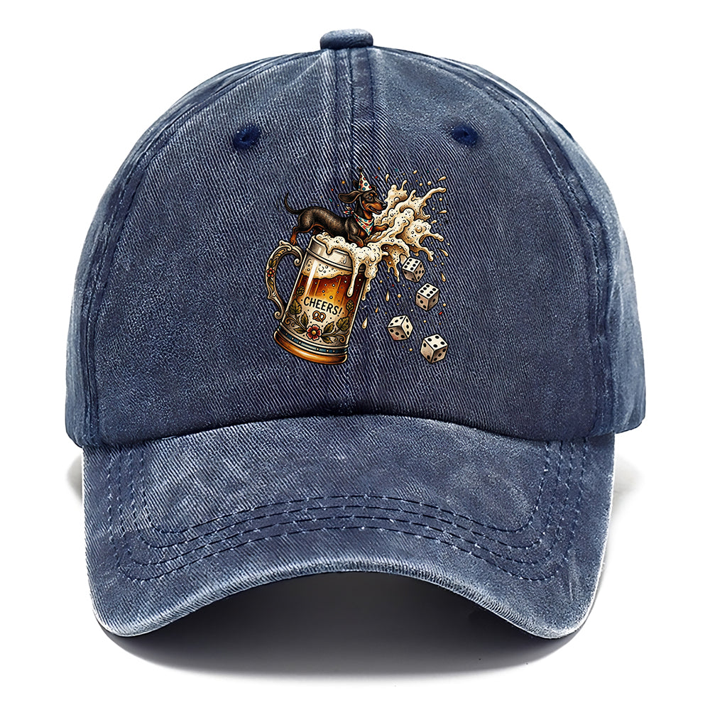 Cheers Beer Dachshund Classic Cap