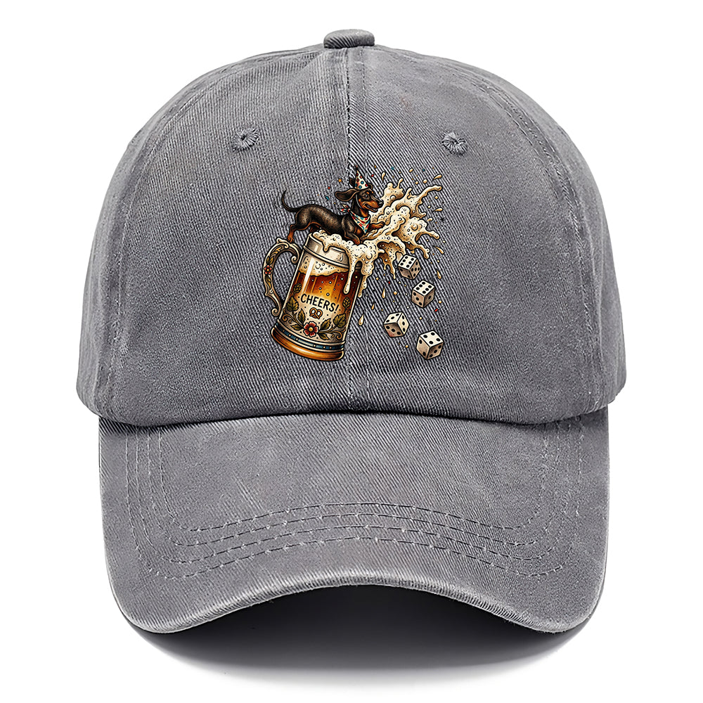 Cheers Beer Dachshund Classic Cap