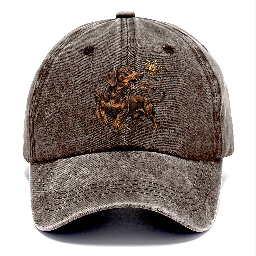 Crown King Dachshund Classic Cap
