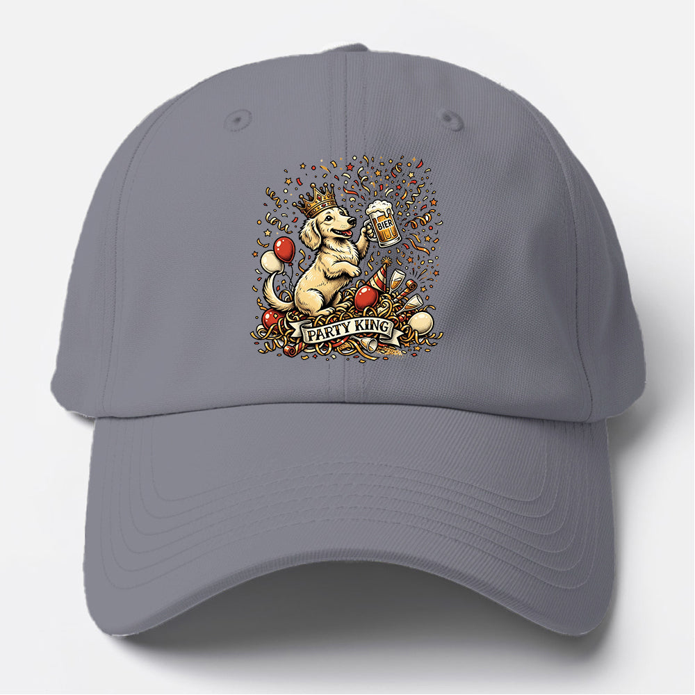 Party King Dachshund Baseball Cap