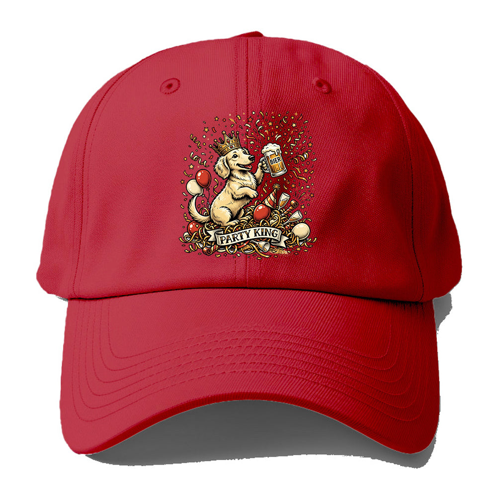 Party King Dachshund Baseball Cap