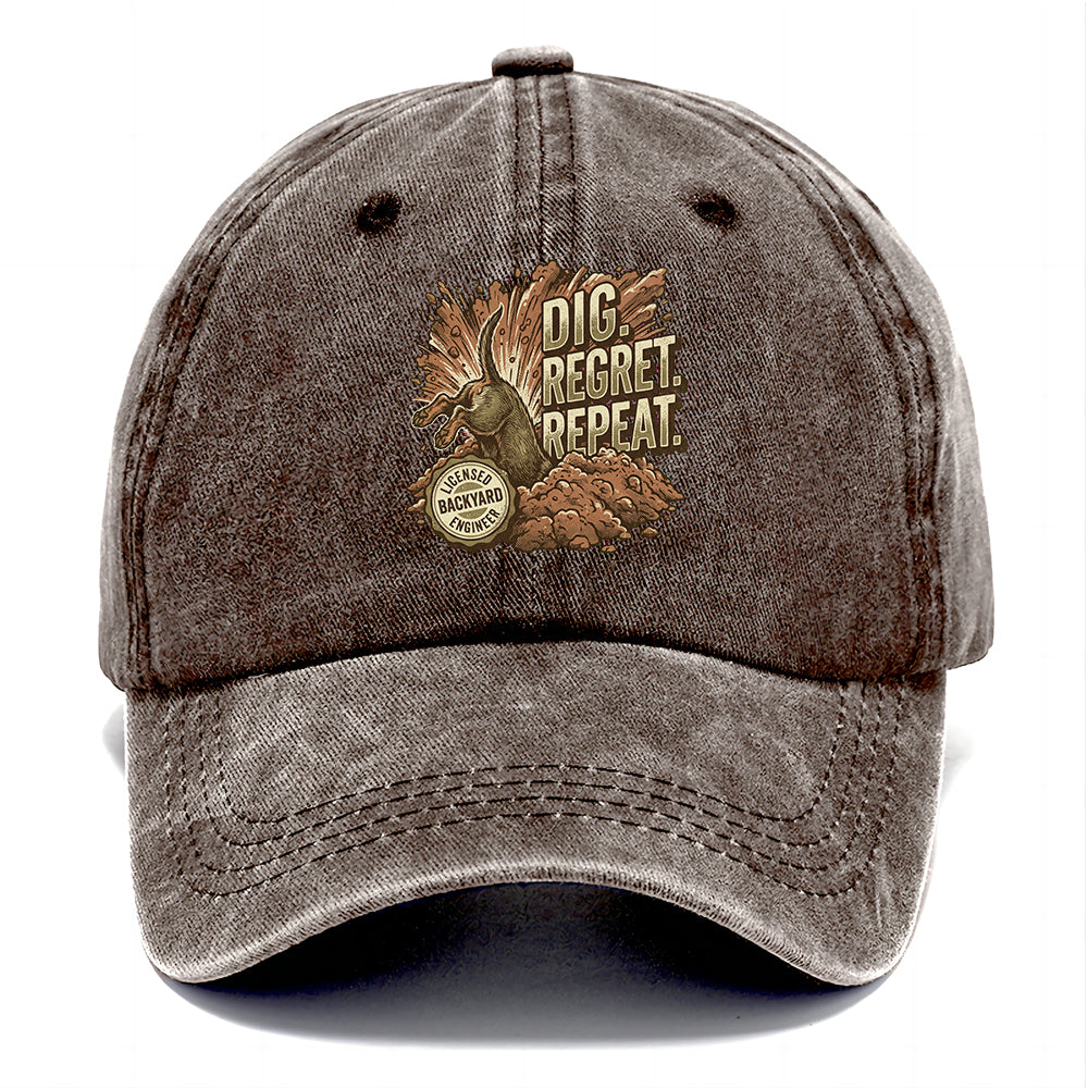 Dig Regret Repeat Classic Cap