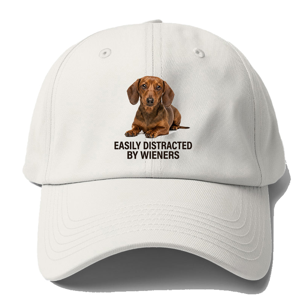 Easily Distracted Wiener Baseball Cap