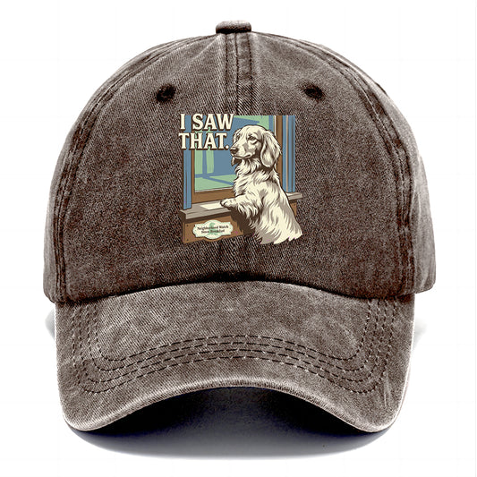 I Saw That Dog Classic Cap