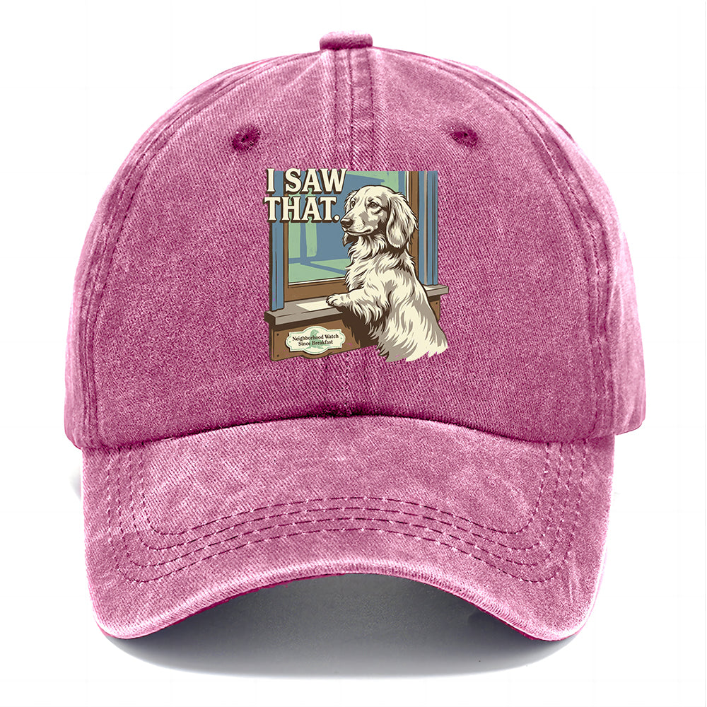 I Saw That Dog Classic Cap