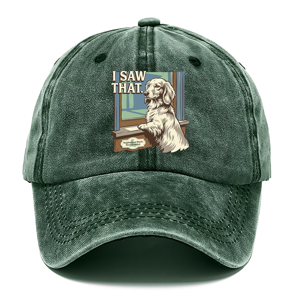 I Saw That Dog Classic Cap