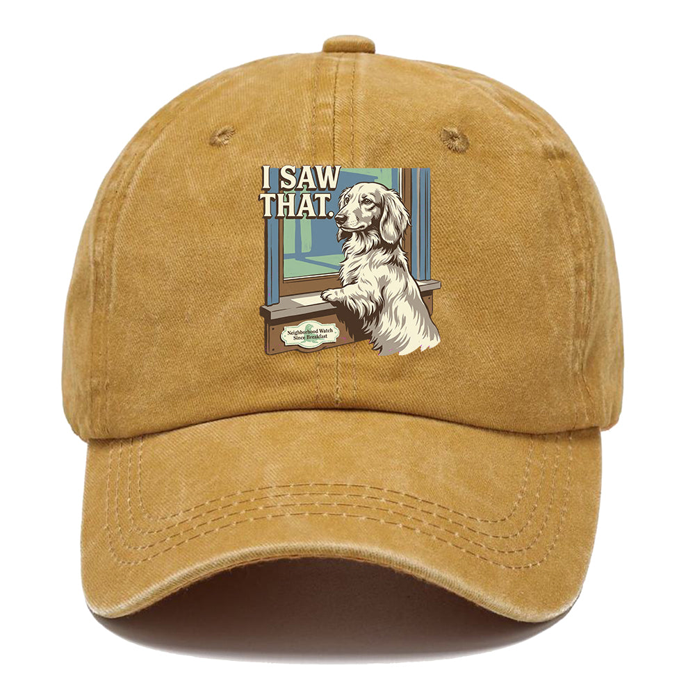 I Saw That Dog Classic Cap