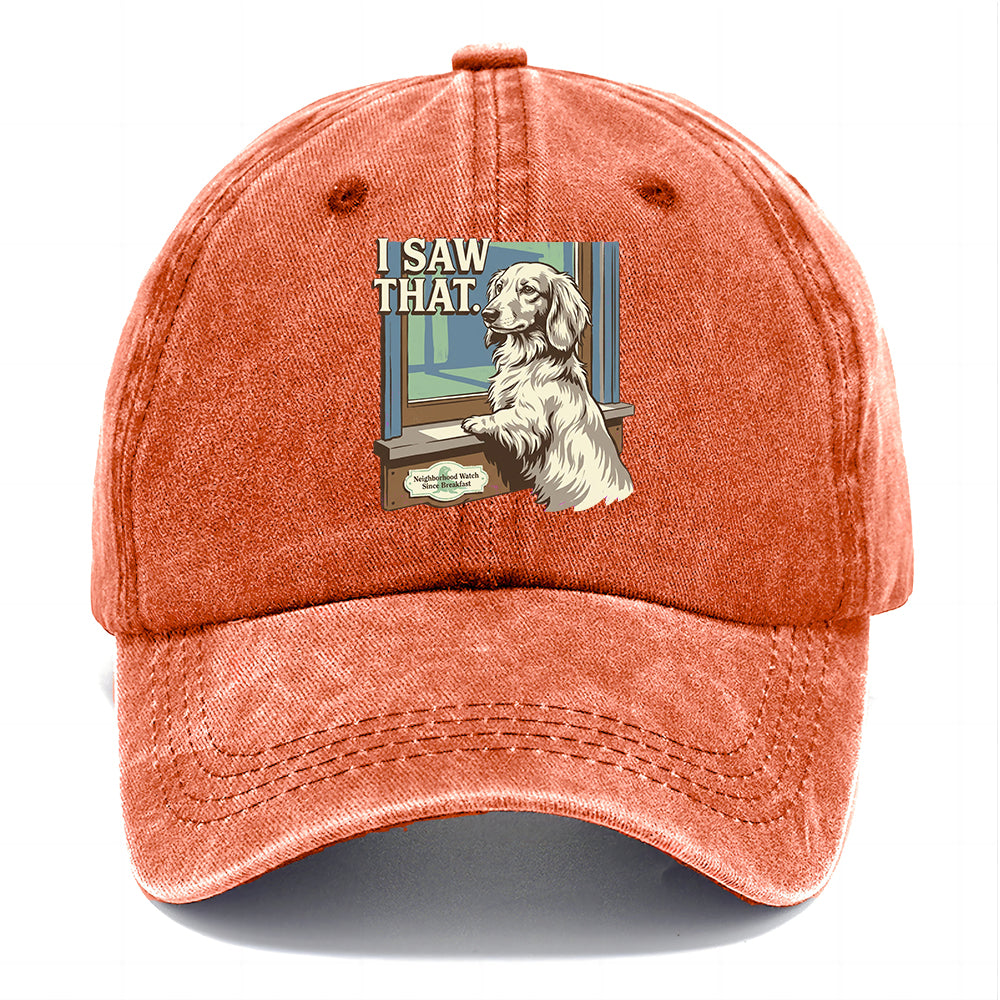 I Saw That Dog Classic Cap