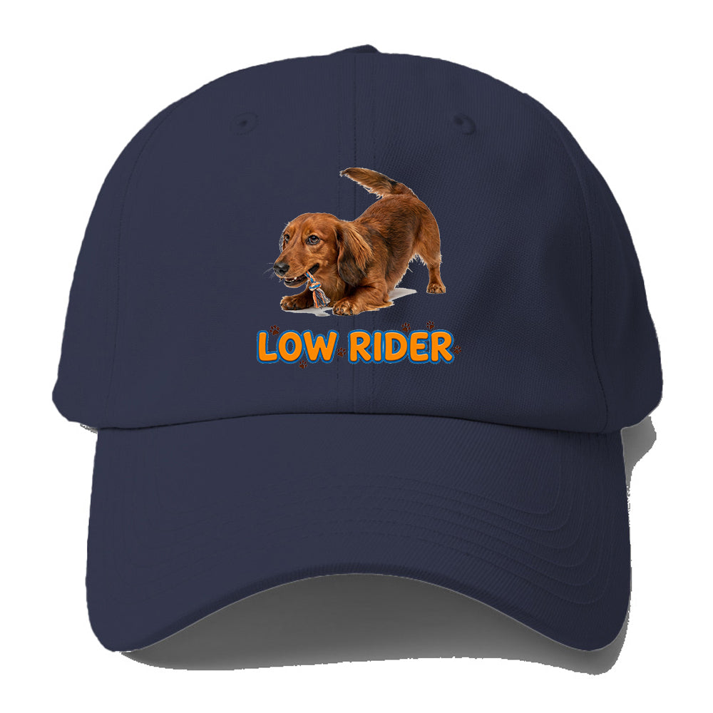 Low Rider Dachshund Baseball Cap