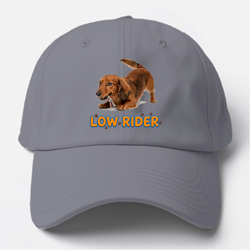 Low Rider Dachshund Baseball Cap