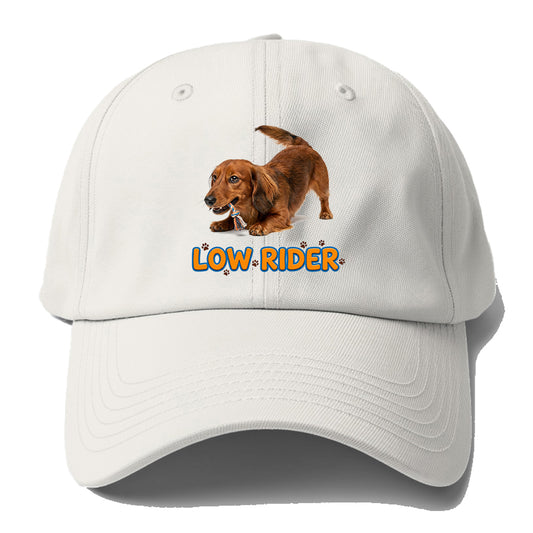 Low Rider Dachshund Baseball Cap